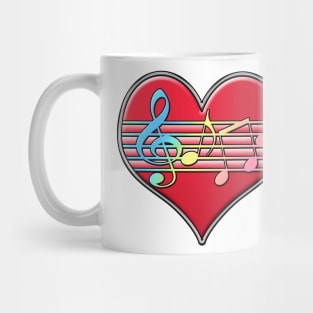 Music Heart 2 Mug